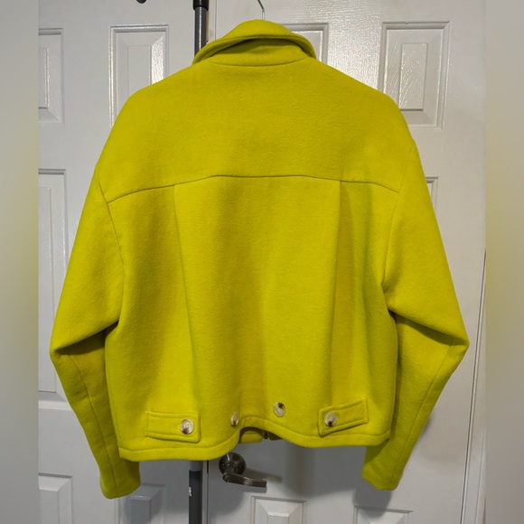 Locus and Wild Honey Green Apple Jacket with  Zipper - Picture 5 of 9